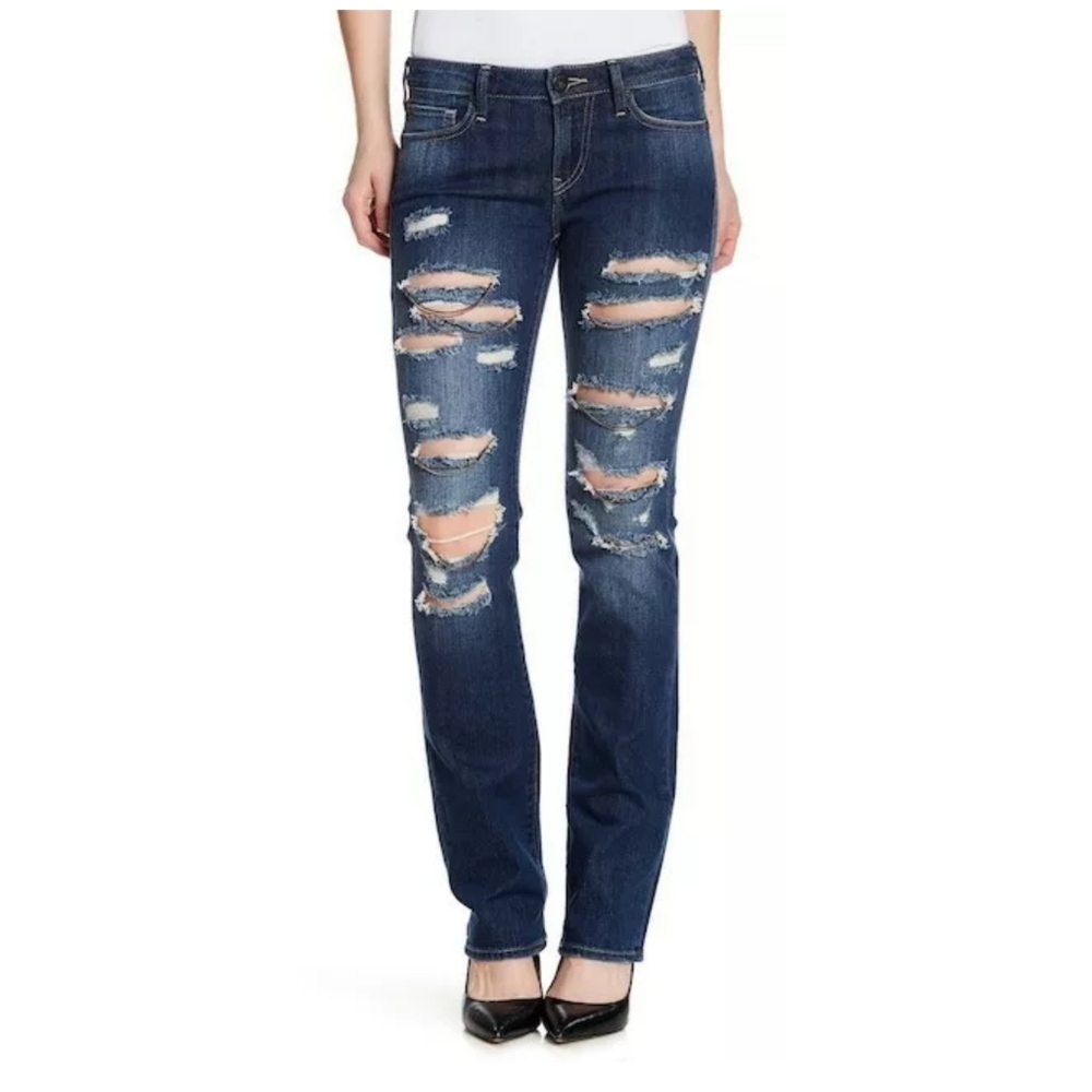 True religion destroyed chain jean